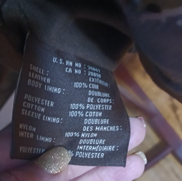 Men's Brown Leather Jacket - Picture 7 of 7